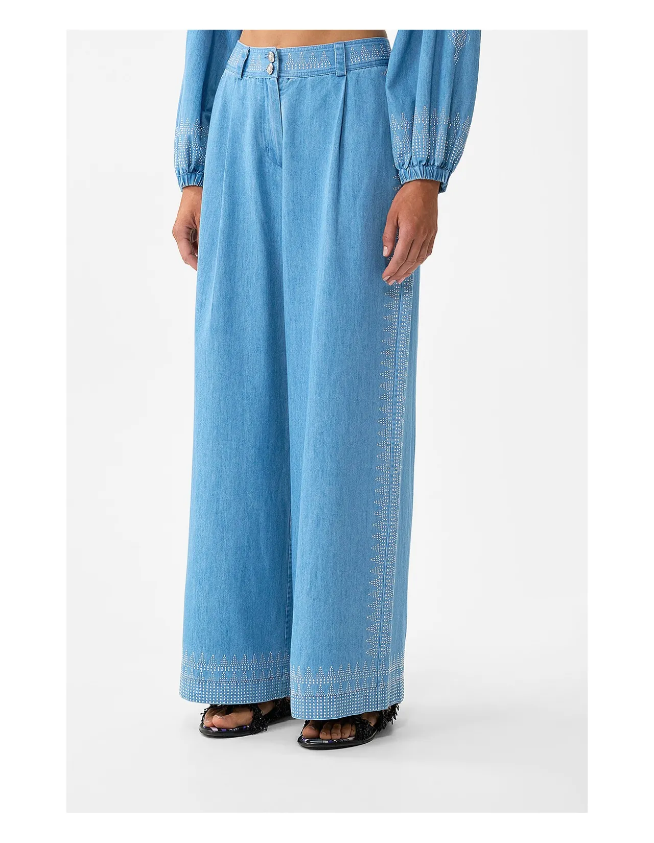 FULL LENGTH WIDE LEG TROUSER