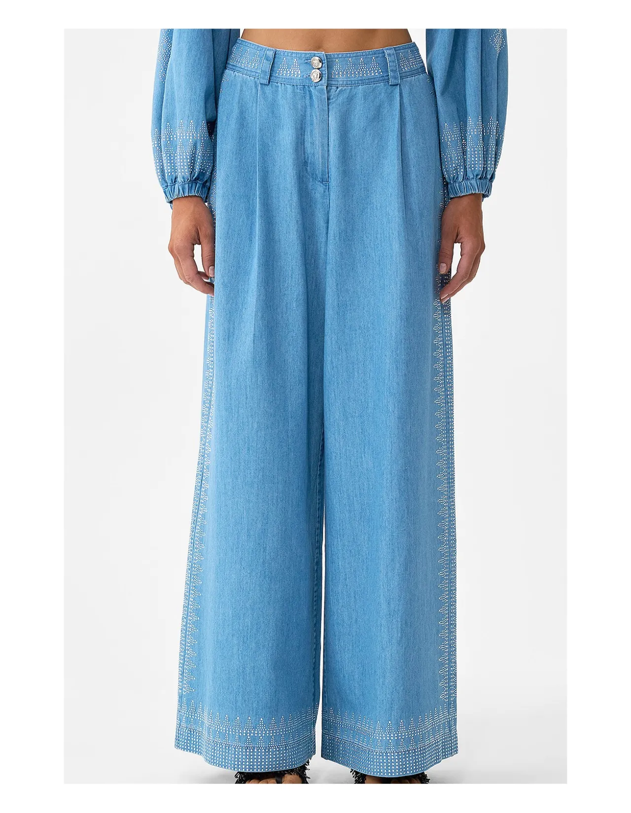 FULL LENGTH WIDE LEG TROUSER