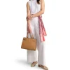 Full Length Waist Tab Linen Pant