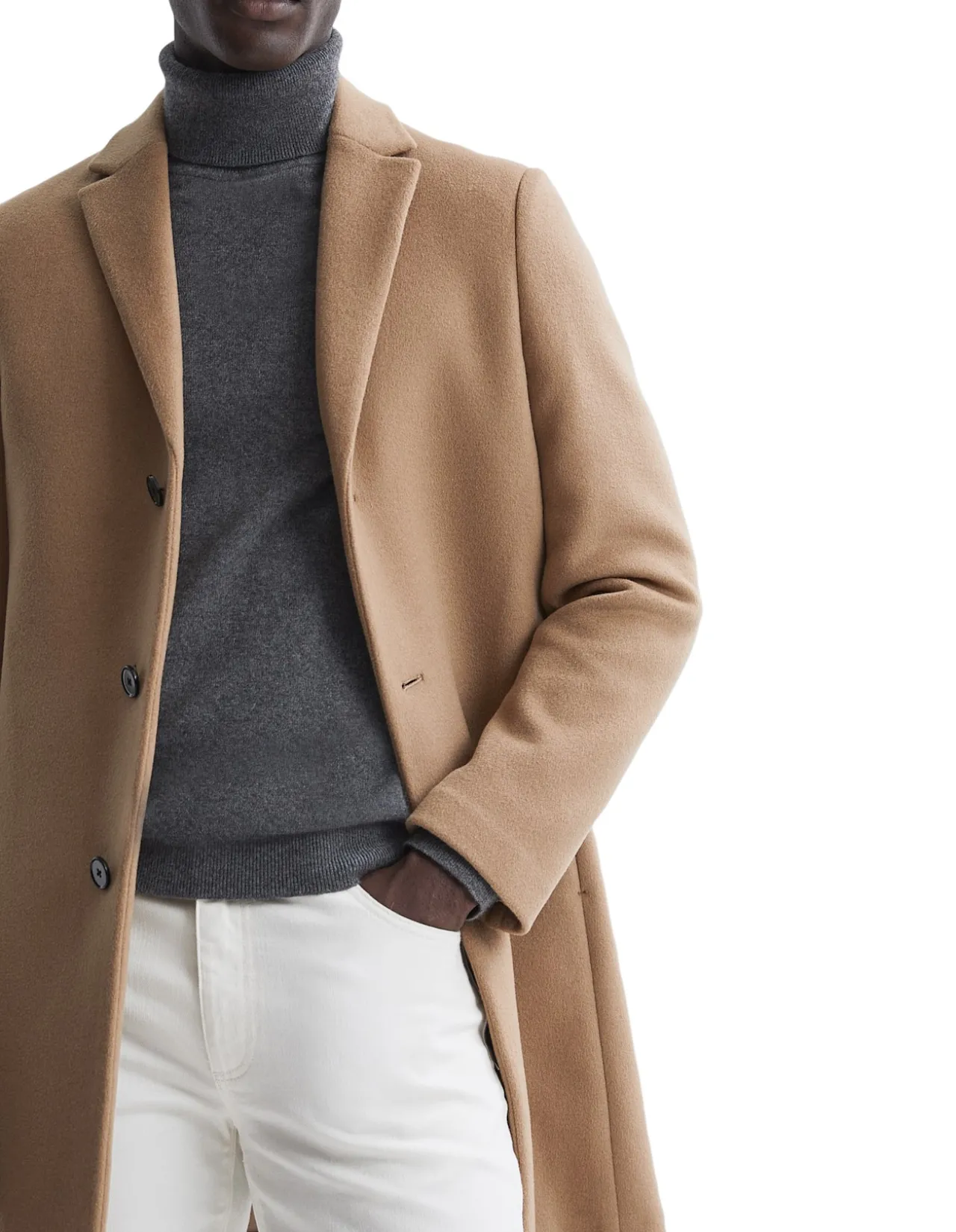 GABLESB WOOL BLEND OVERCOAT
