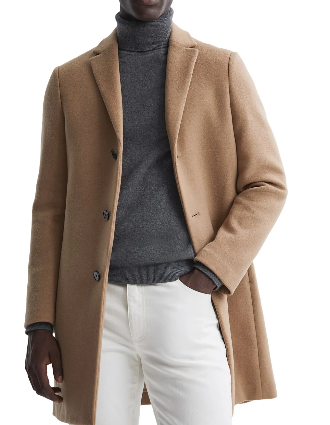 GABLESB WOOL BLEND OVERCOAT