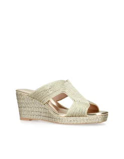 Gala Wedge 70 Leather Mule Sandal