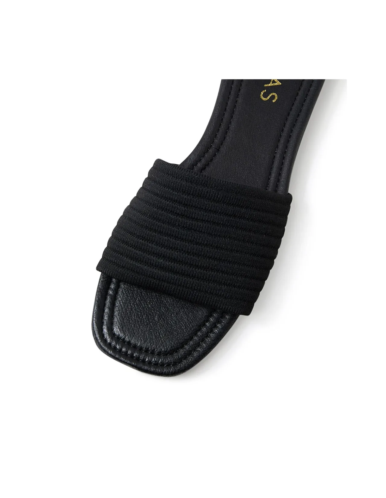 Gambol Textured Strap Flat Sandals