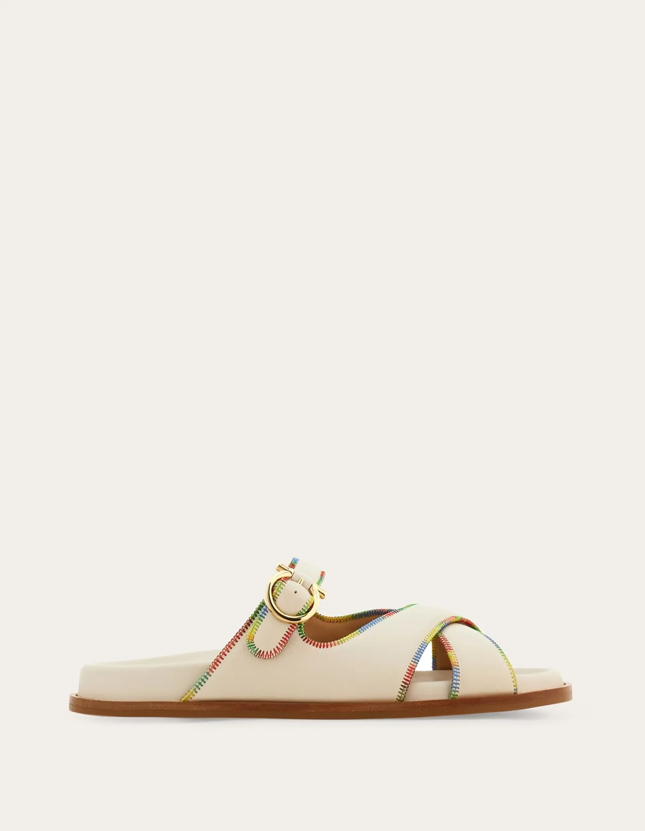 GANCINI ORNAMENT FLAT SANDAL