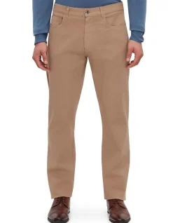 GARMENT DYED TWILL COMFORT PANTS