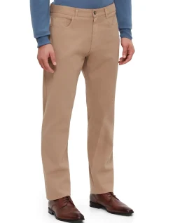 GARMENT DYED TWILL COMFORT PANTS