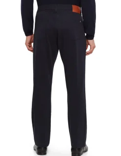 GARMENT DYED TWILL COMFORT PANTS
