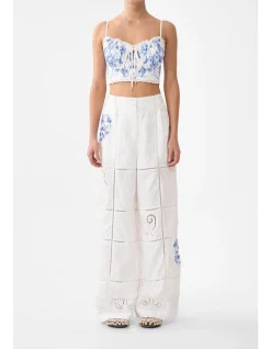 GATHERED BRALETTE