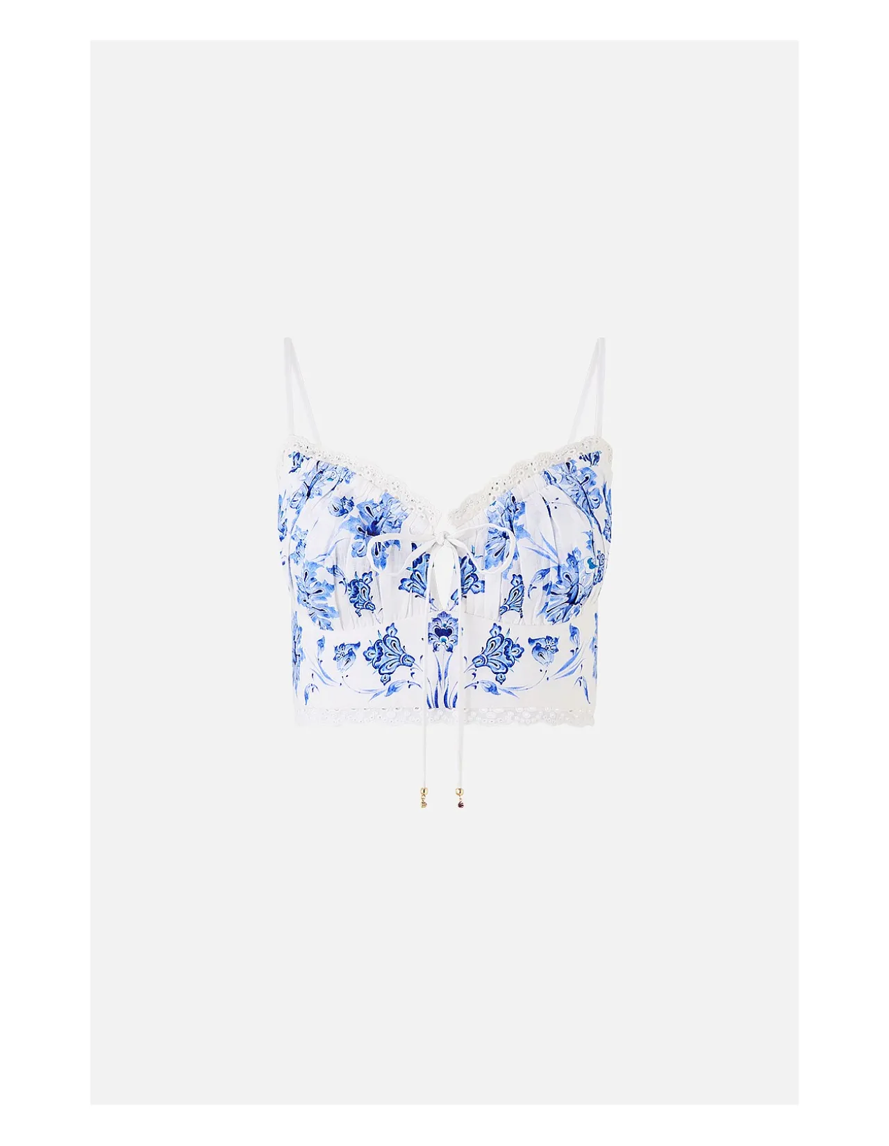 GATHERED BRALETTE