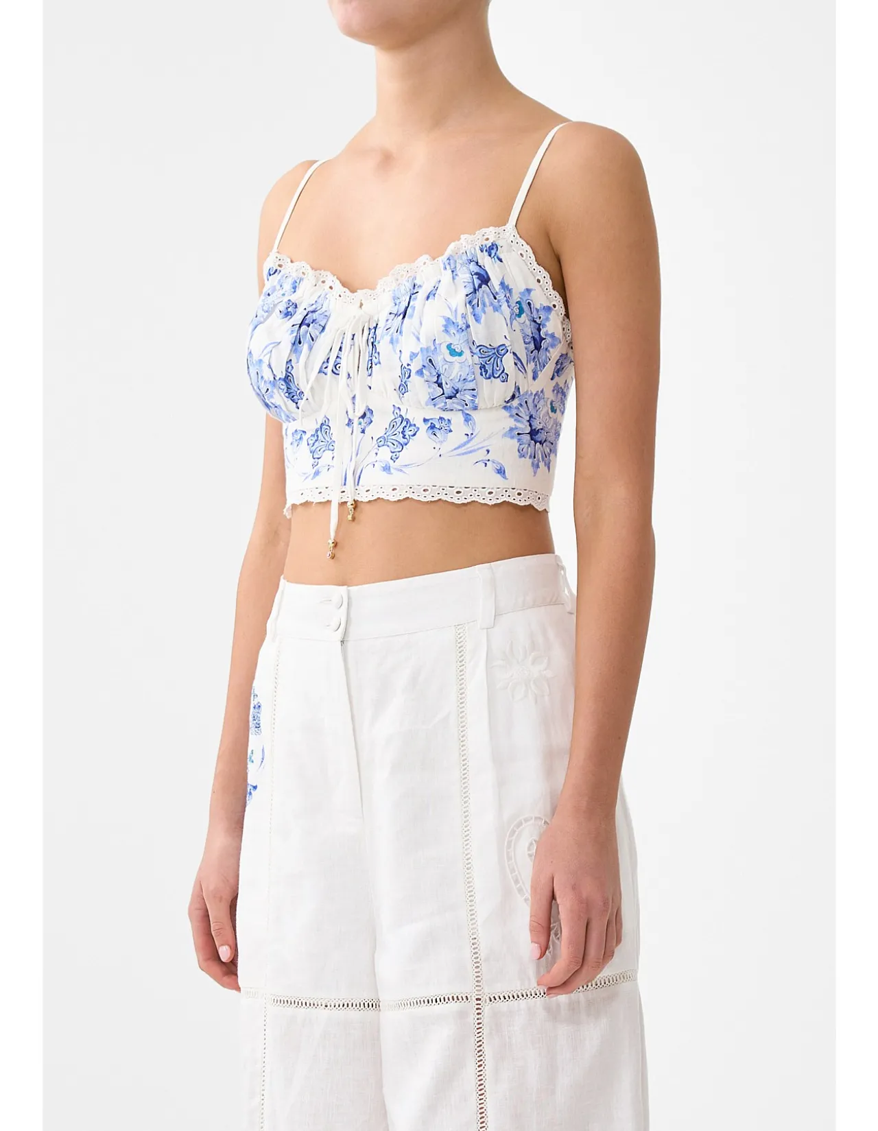 GATHERED BRALETTE