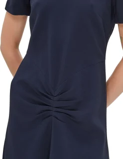 GATHERED HIP TSHIRT MIDI DRESS