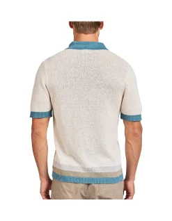 GATSBY STRIPE KNIT POLO