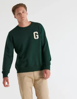 G BADGE Crew Neck Sweatshirt