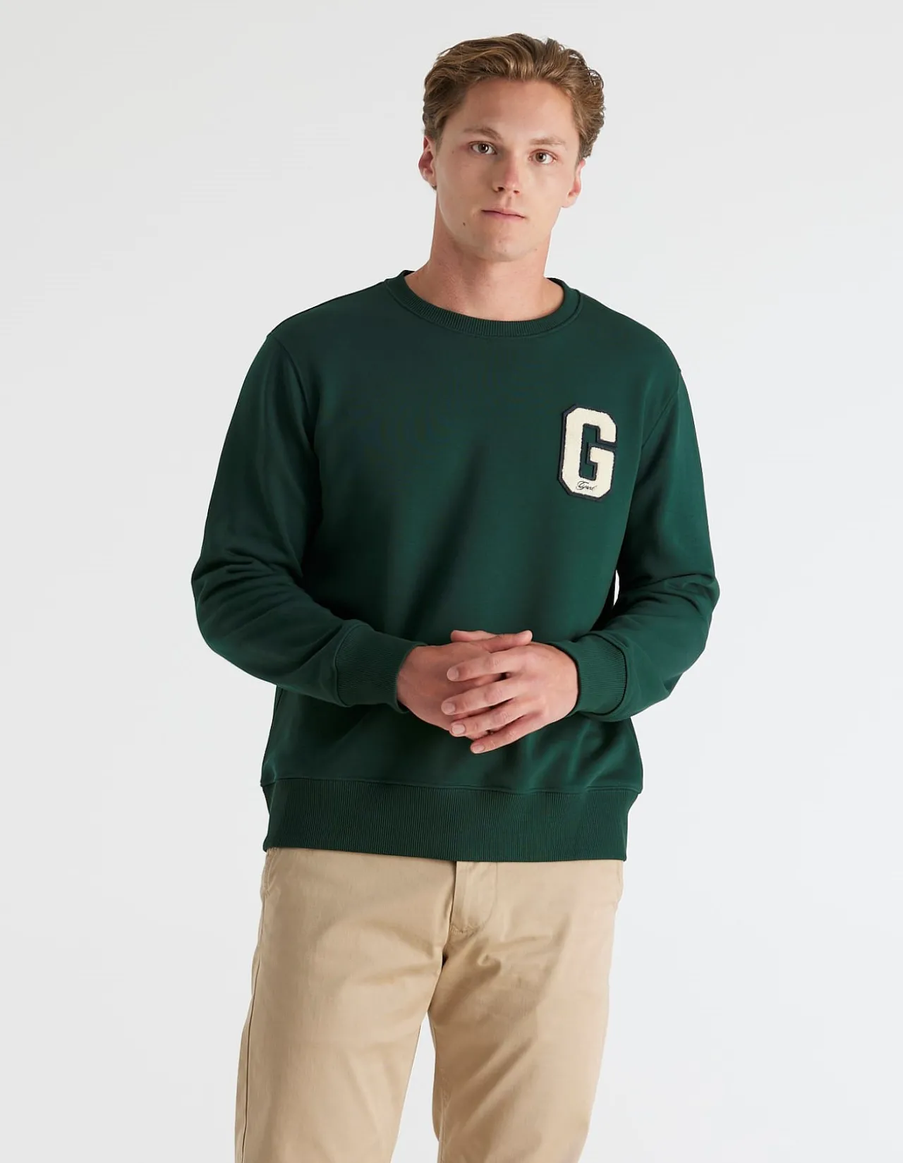 G BADGE Crew Neck Sweatshirt