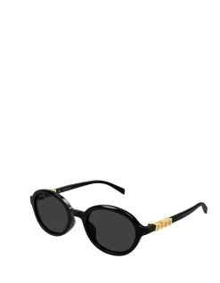 GG2033SA BLACK ROUND SUNGLASSES