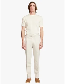 Gian Tailored Fit Trouser Beige