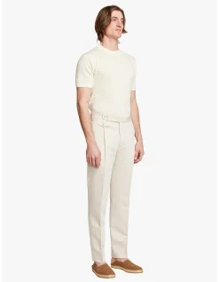 Gian Tailored Fit Trouser Beige
