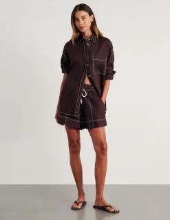 GIGI LINEN RELAXED LONG SLEEVE SHIRT
