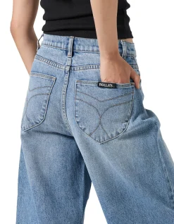 Gigi Barrel Super High Rise Barrel Leg Jeans