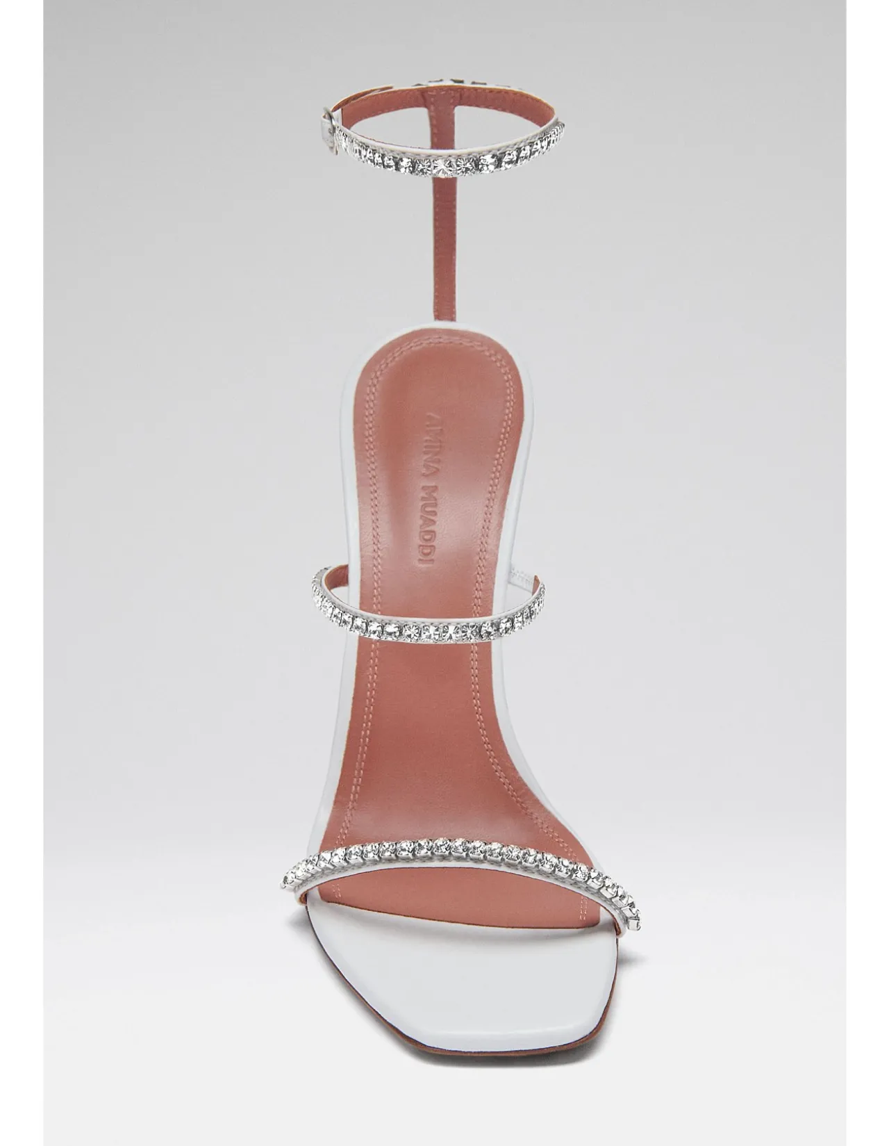 GILDA SANDAL 95 CL HEEL WITH CRYSTALS LEATHER