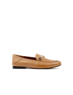 Ginnas Tan Leather Loafers
