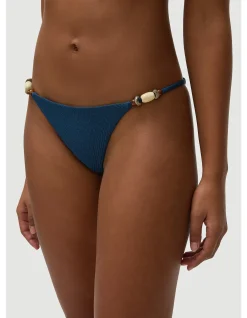 Giuseppe Beaded Mid Rise Bikini Bottoms