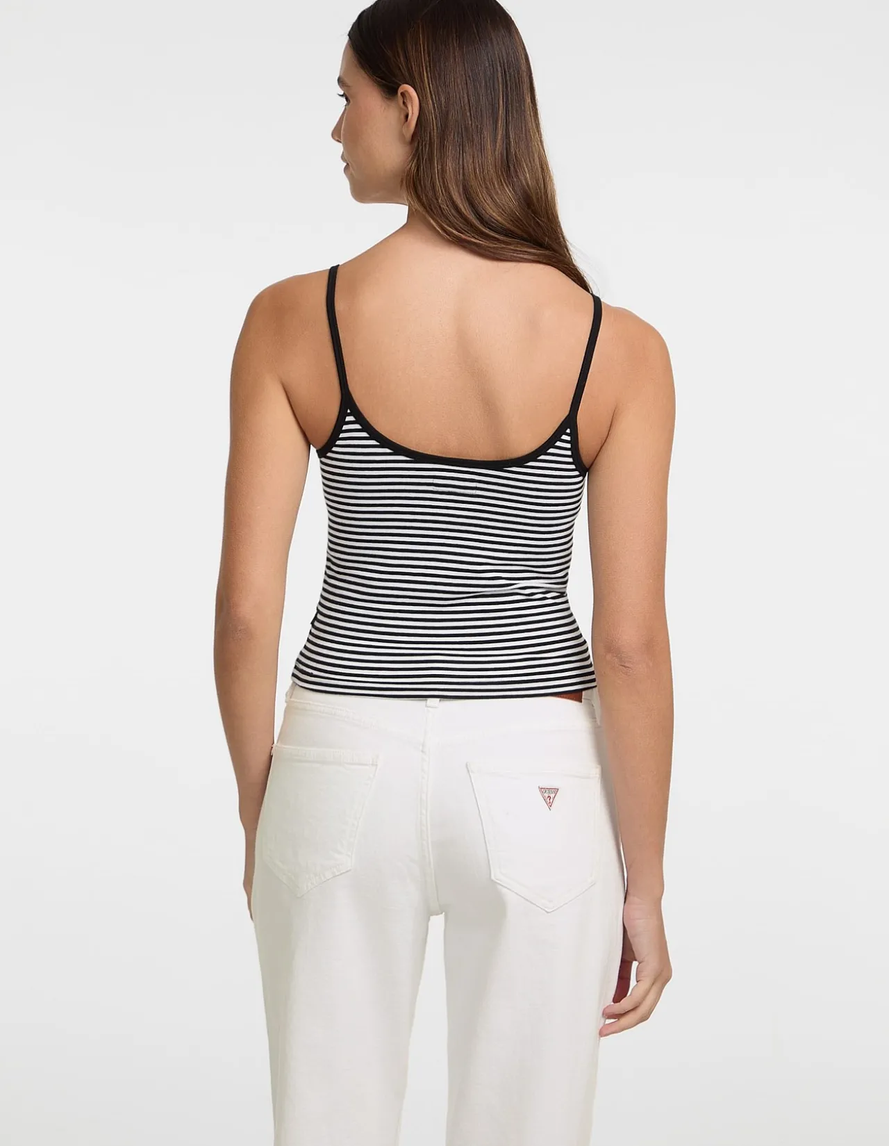 Gj Emb Star Tank Top Striped