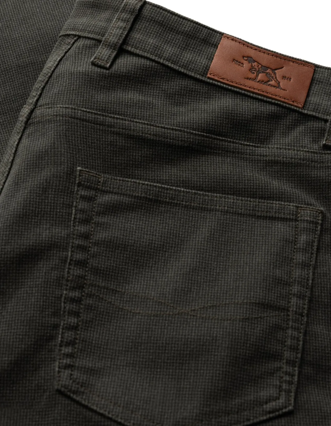 Glenvar Italian Stretch Straight Leg Jeans