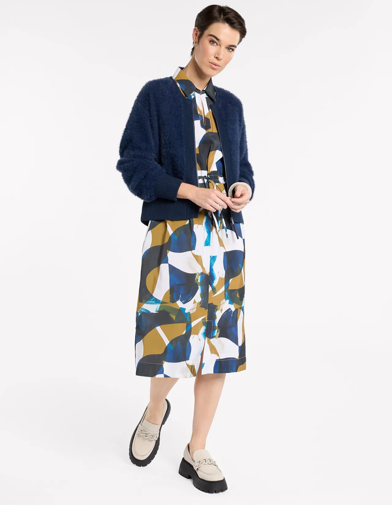 GOLDEN POOLS SHIRT DRESS