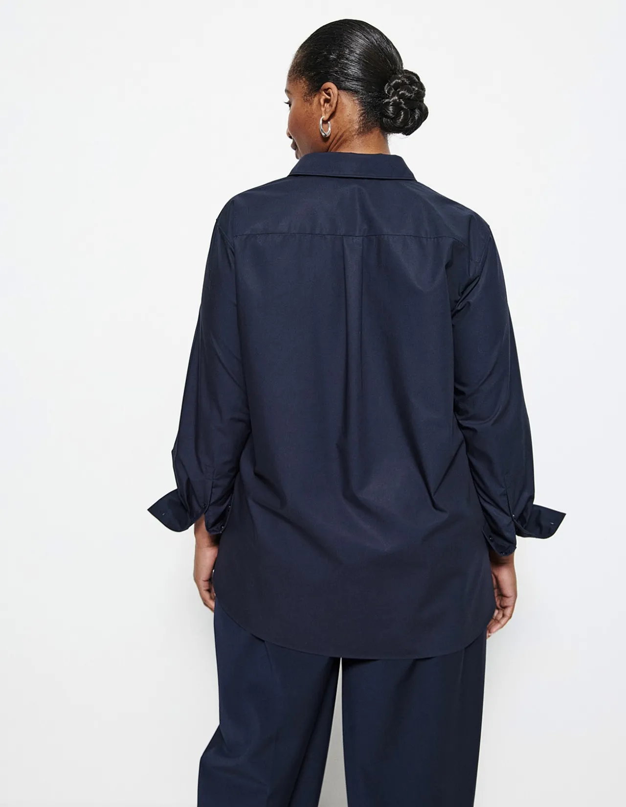 GOOD EARTH COTTON DEMI SHIRT