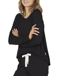 goodnight raglan sleep long sleeve top