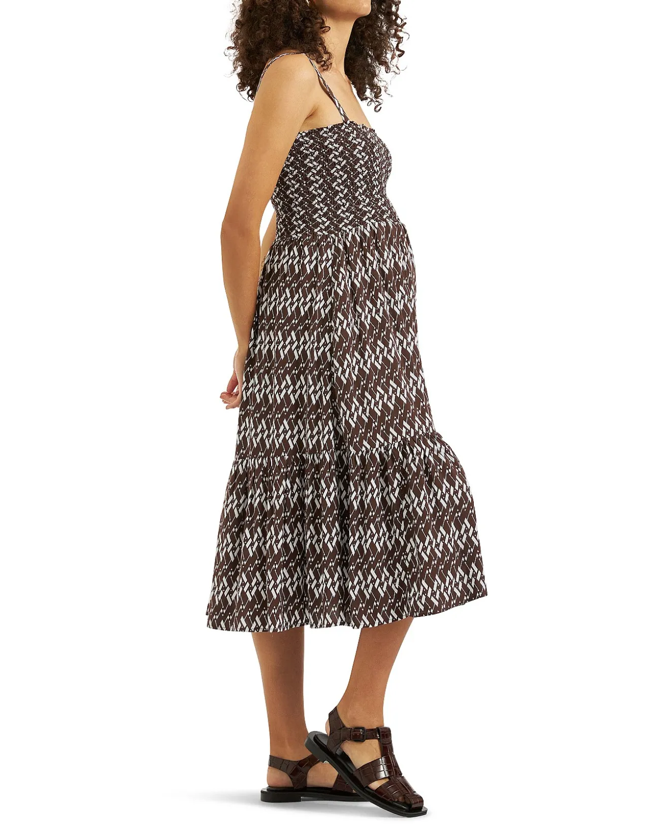 GRACE SHIRRED DRESS