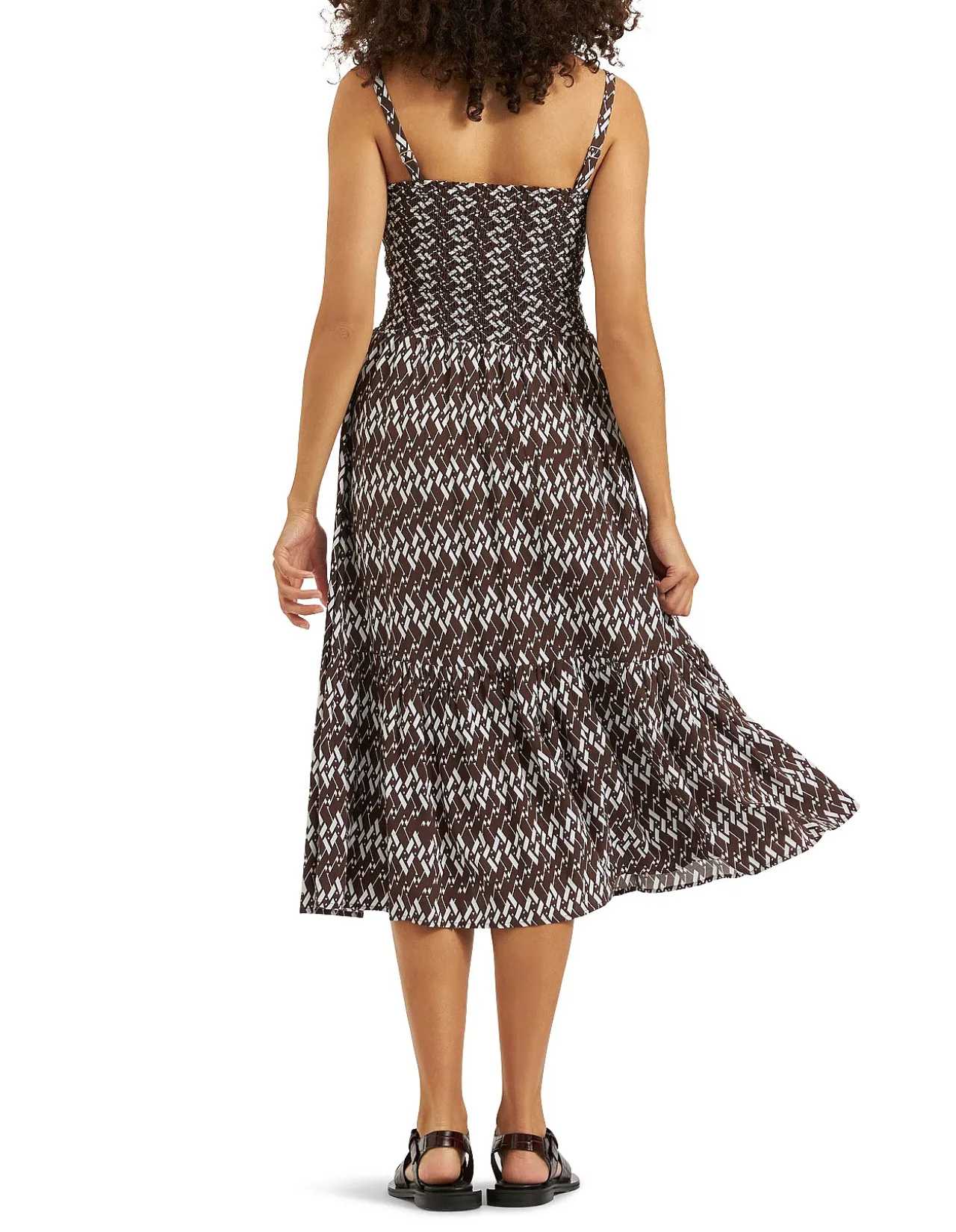 GRACE SHIRRED DRESS