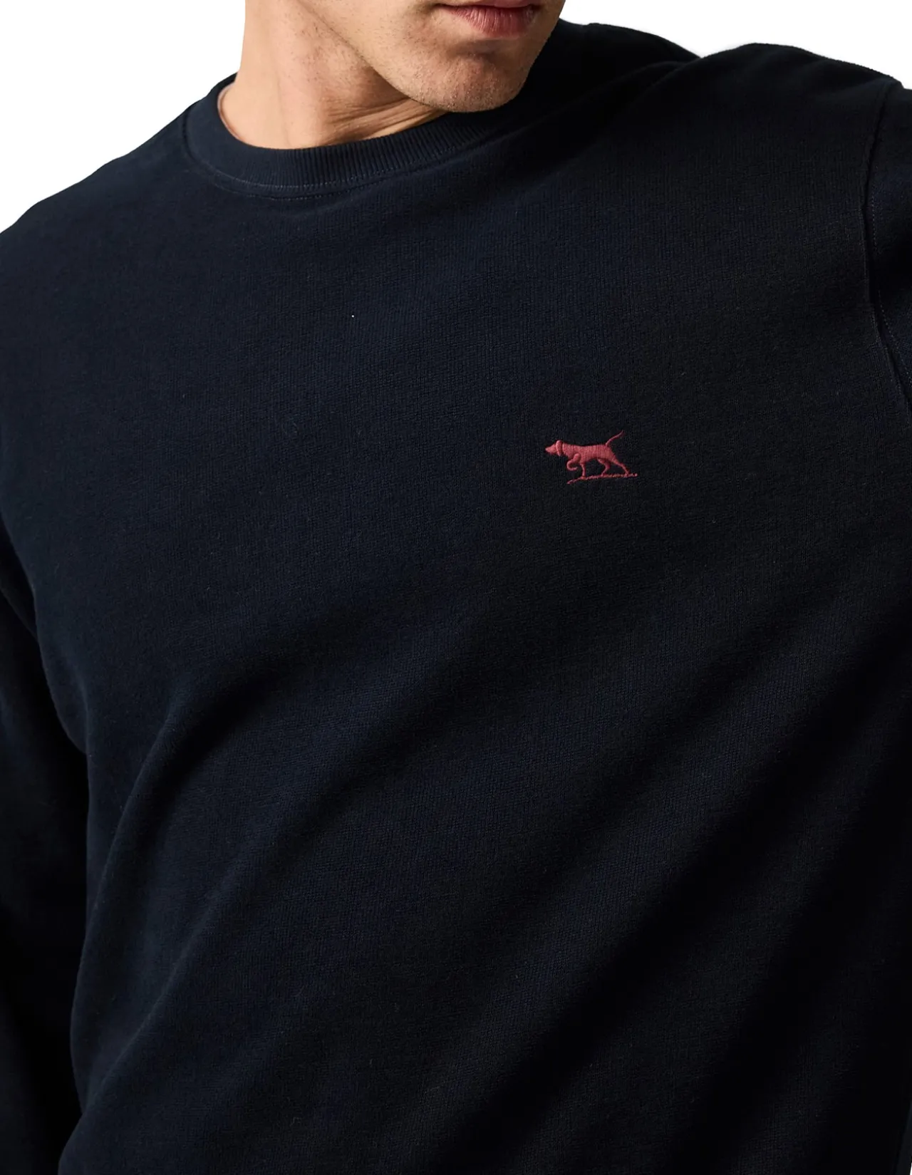GUNN CREW NECK SWEAT - DEEP SEA