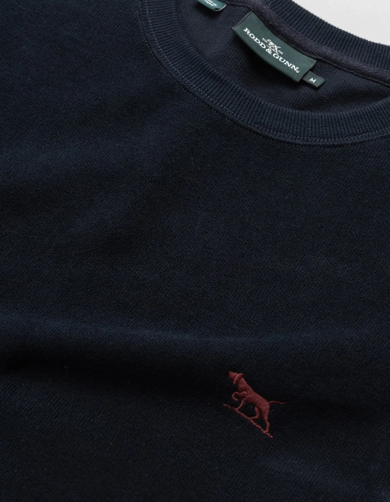 GUNN CREW NECK SWEAT - DEEP SEA