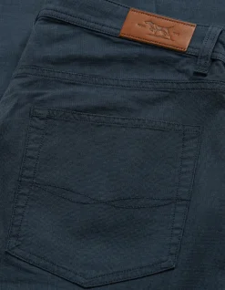 Gunn Straight Fit Micro Textured Stretch Jeans