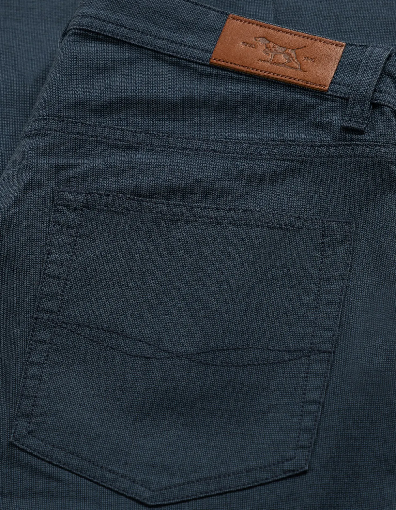 Gunn Straight Fit Micro Textured Stretch Jeans