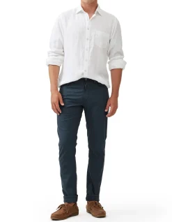 Gunn Straight Fit Micro Textured Stretch Jeans