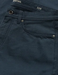 Gunn Straight Fit Micro Textured Stretch Jeans