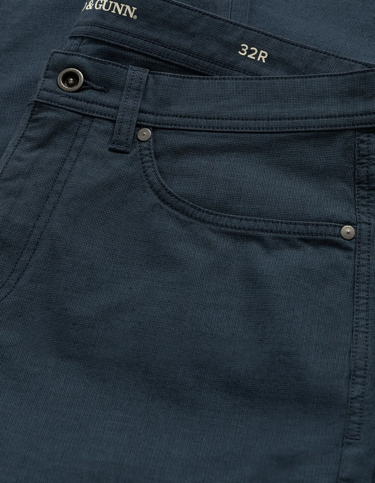 Gunn Straight Fit Micro Textured Stretch Jeans