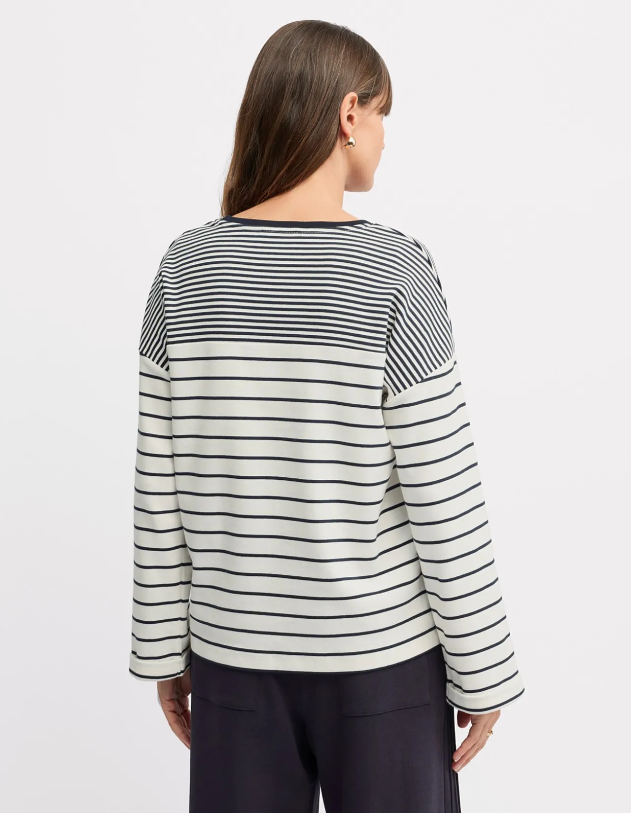 HALCYON STRIPED LONG SLEEVE TEE