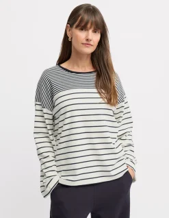 HALCYON STRIPED LONG SLEEVE TEE