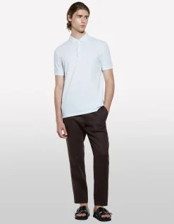 HALF SLEEVE COTTON POLO SHIRT
