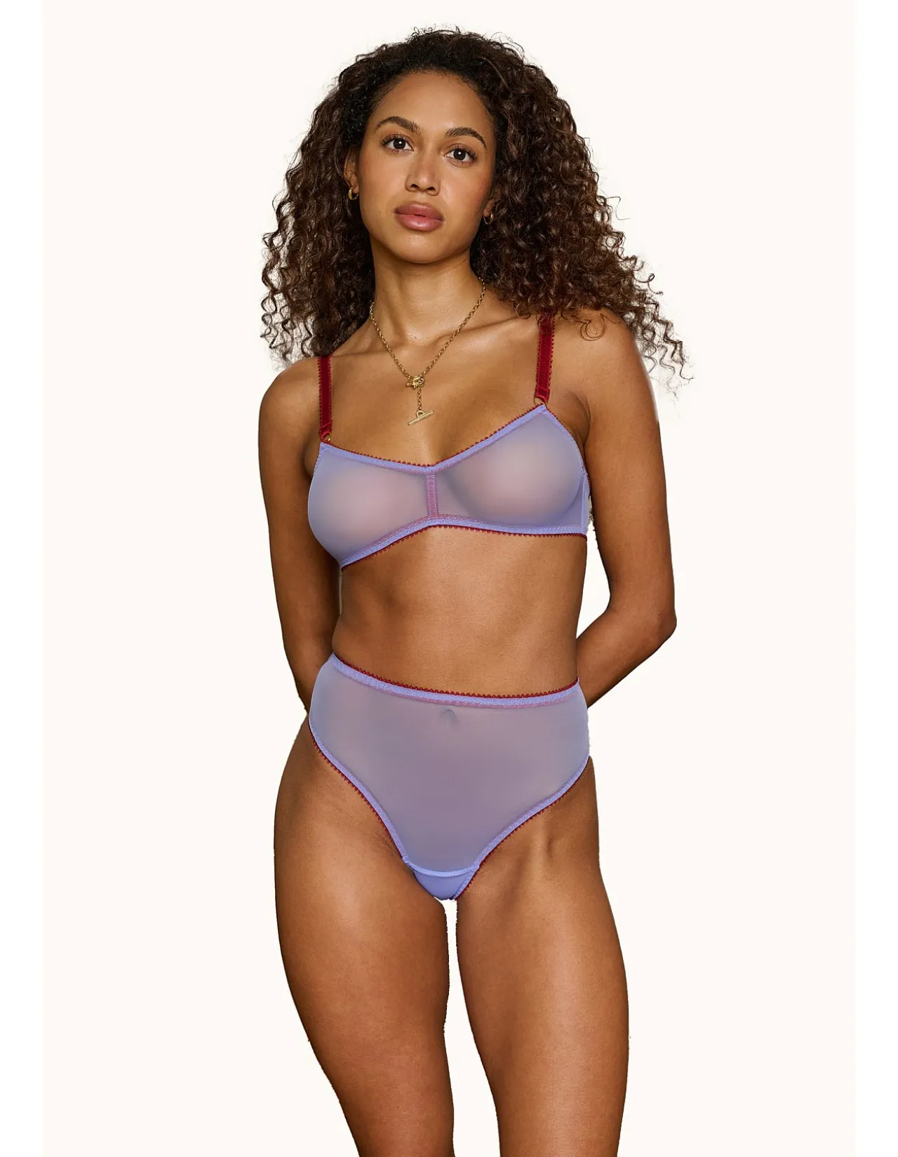 HALLIE CLEAN TULLE HIGH WAIST KNICKER