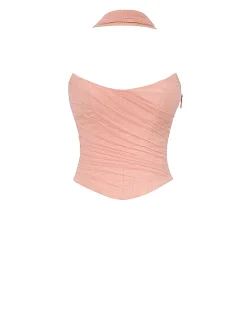 HALLIE STRAPLESS CORSET TOP
