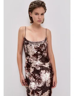 Halo Midi Sequin Dress