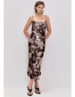 Halo Midi Sequin Dress