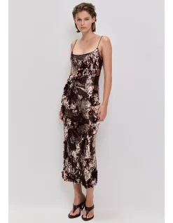 Halo Midi Sequin Dress
