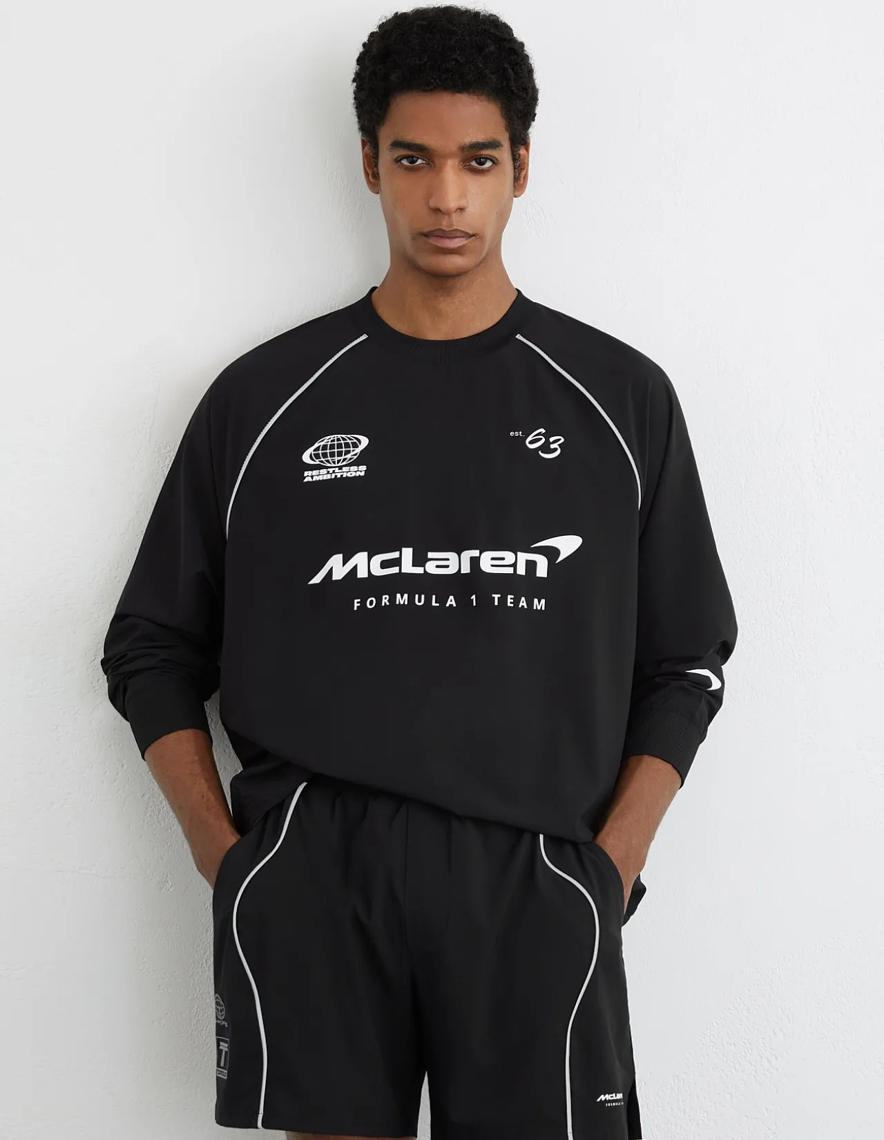 Halrix McLaren Racing Logo Long Sleeve Track Top
