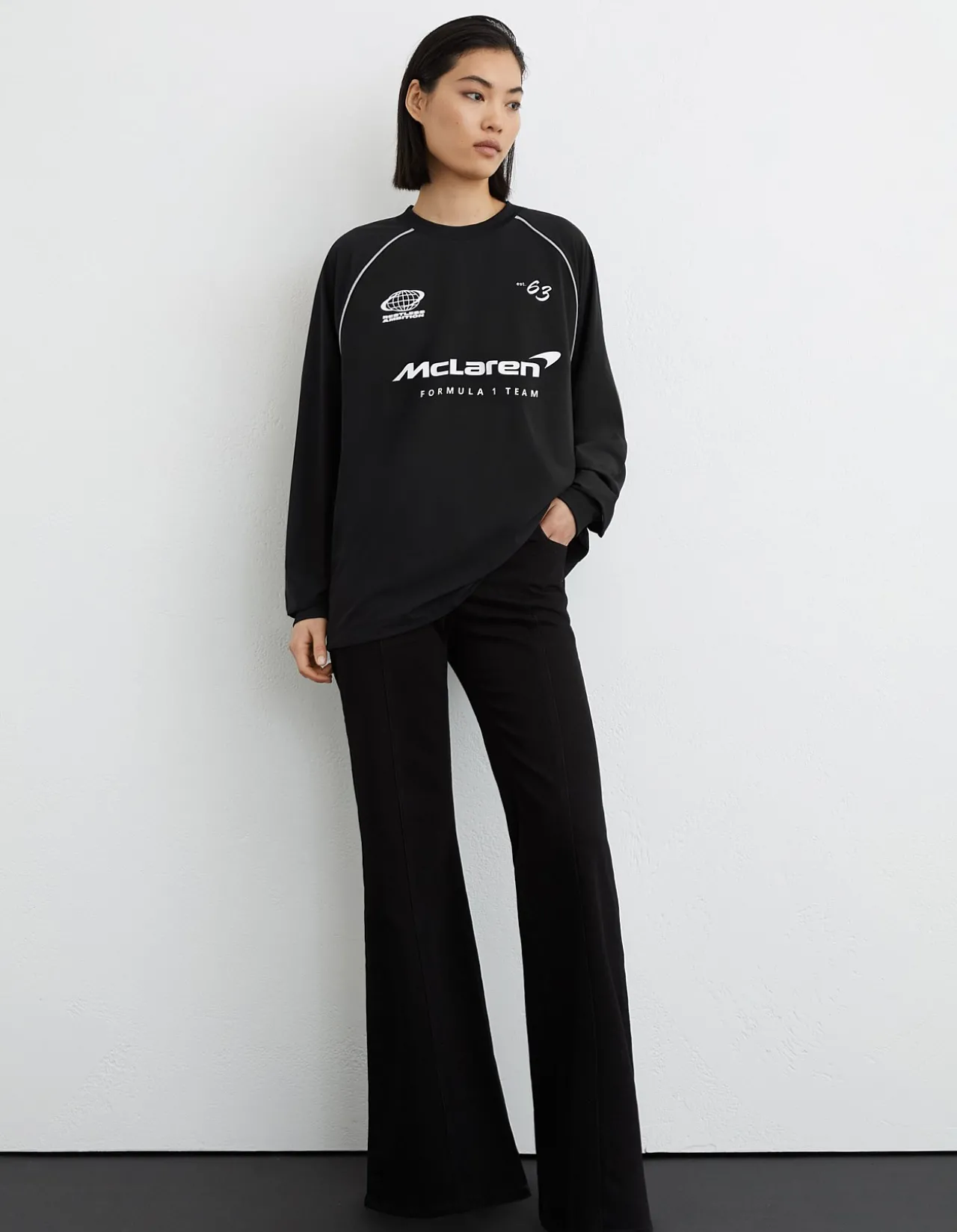 Halrix McLaren Racing Logo Long Sleeve Track Top